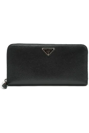 Prada Pre-owned, Kobieta, Czarny, ONE SIZE, Pre-owned skórzane portfele