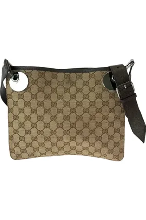 Gucci Pre-owned, Kobieta, brązowy, ONE SIZE, Pre-owned Canvas crossbody-bags