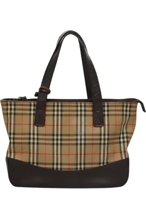 Burberry Pre-owned, Kobieta, Beżowy, ONE SIZE, Pre-owned Canvas handbags
