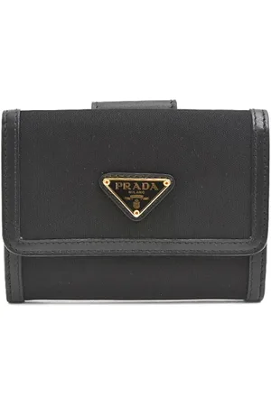 Prada Pre-owned, Kobieta, Czarny, ONE SIZE, Nylon, Pre-owned portfele płócienne