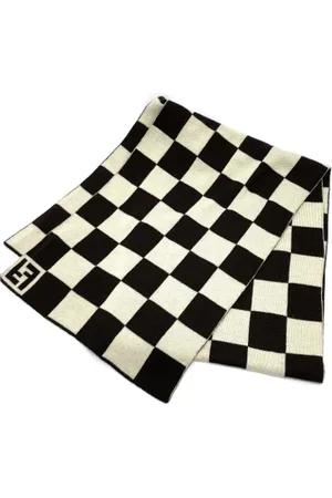 Fendi Pre-owned, Kobieta, brązowy, ONE SIZE, Wełna, Pre-owned Wool scarves
