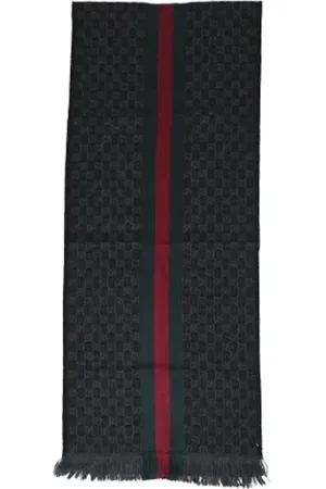 Gucci Pre-owned, Kobieta, Wielobarwność, ONE SIZE, Wełna, Pre-owned Wool scarves