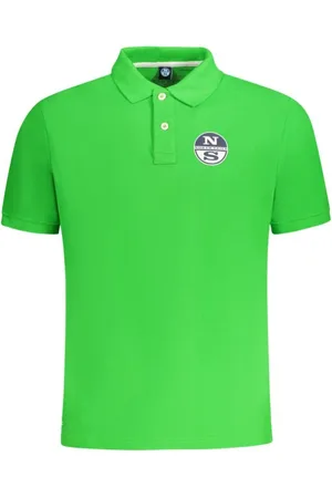 North Sails Koszulki, Mężczyzna, Zielony, M, Zielony Polo z Bawełny