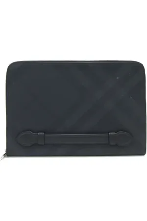Burberry Pre-owned, Kobieta, Czarny, ONE SIZE, Skóra, Pre-owned Leather clutches