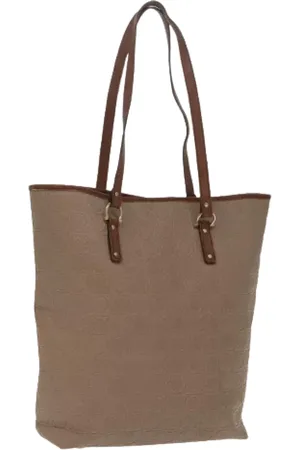 Salvatore Ferragamo Pre-owned, Kobieta, brązowy, ONE SIZE, Skóra, Pre-owned Canvas handbags