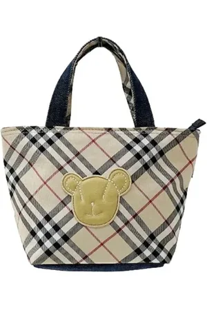 Burberry Pre-owned, Kobieta, Beżowy, ONE SIZE, Denim, Pre-owned Denim handbags
