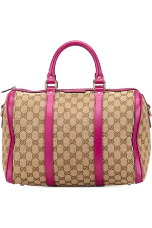 Gucci Pre-owned, Kobieta, Beżowy, ONE SIZE, Skóra, Pre-owned Canvas travel-bags