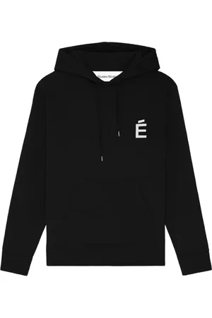 Etudes Bluzy, Mężczyzna, Czarny, L, Czarna Bawełniana Bluza z Logo na Przodzie