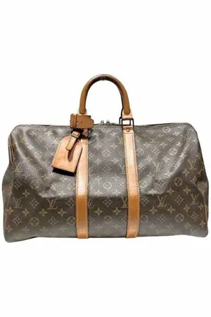 LOUIS VUITTON Pre-owned, unisex, brązowy, ONE SIZE, Skóra, Pre-owned Canvas travel-bags