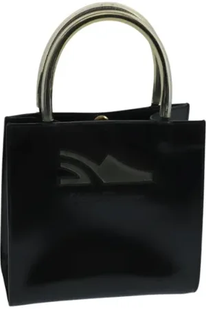 Salvatore Ferragamo Pre-owned, Kobieta, Czarny, ONE SIZE, Pre-owned Canvas handbags