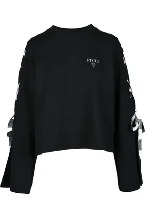 Emilio Pucci Bluzy, Kobieta, Czarny, S, Swetry Bluzy z kapturem
