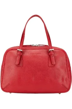 Burberry Pre-owned, Kobieta, Czerwony, ONE SIZE, Skóra, Pre-owned Skórzane torebki