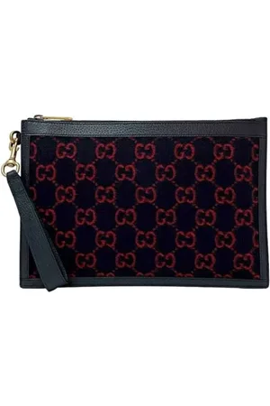 Gucci Pre-owned, Kobieta, Niebieski, ONE SIZE, Wełna, Pre-owned Wool gucci-bags