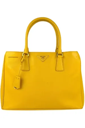 Prada Pre-owned, Kobieta, Żółty, ONE SIZE, Skóra, Pre-owned Leather prada-bags