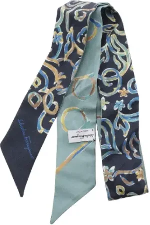 Salvatore Ferragamo Pre-owned, Kobieta, Wielobarwność, ONE SIZE, Pre-owned Silk scarves