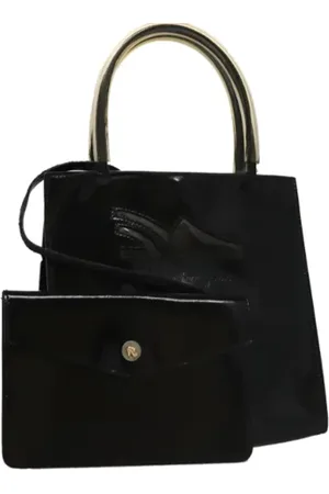 Salvatore Ferragamo Pre-owned, Kobieta, Czarny, ONE SIZE, Pre-owned Canvas handbags