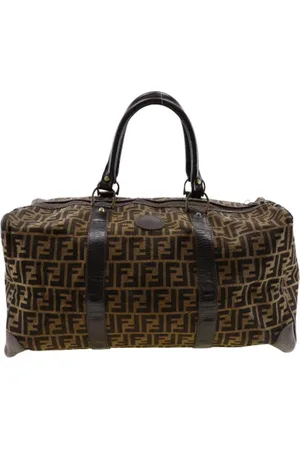 Fendi Pre-owned, Kobieta, brązowy, ONE SIZE, Pre-owned Canvas travel-bags
