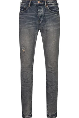 Purple Brand Jeansy, Mężczyzna, Niebieski, W36, Niebieskie Dżinsy Skinny dla Mężczyzn