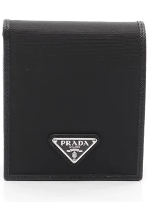 Prada Pre-owned, Kobieta, Czarny, ONE SIZE, Skóra, Pre-owned skórzane portfele
