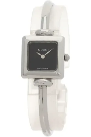 Gucci Pre-owned, Kobieta, Czarny, ONE SIZE, Pre-owned Stainless Steel watches