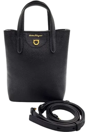 Salvatore Ferragamo Pre-owned, Kobieta, Czarny, ONE SIZE, Skóra, Pre-owned Leather totes