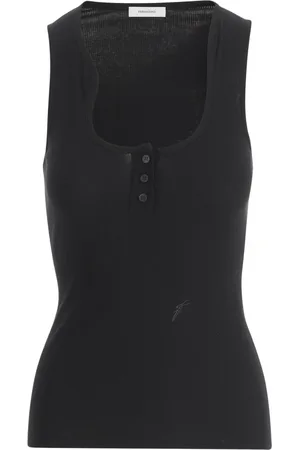 Salvatore Ferragamo Koszulki, Kobieta, Czarny, S, Elegancki Top dla Kobiet