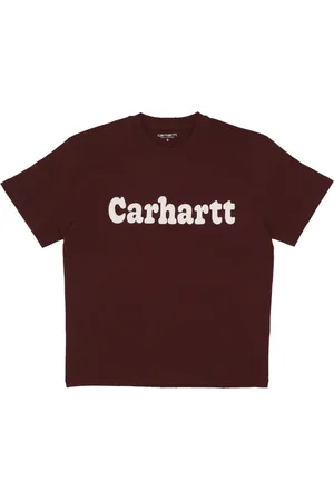 Carhartt Koszulki, Kobieta, brązowy, M, Bubble Tee Soft Fit Crew Neck