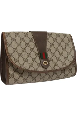 Gucci Pre-owned, Kobieta, Beżowy, ONE SIZE, Skóra, Pre-owned Leather clutches