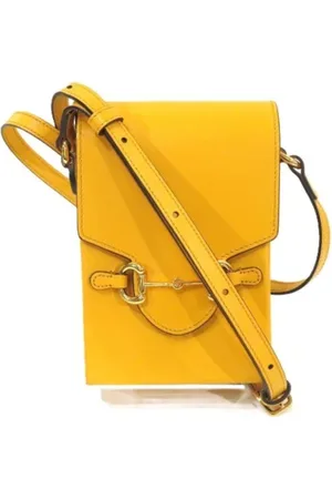 Gucci Pre-owned, Kobieta, Żółty, ONE SIZE, Skóra, Pre-owned Leather gucci-bags