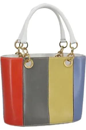 Salvatore Ferragamo Pre-owned, Kobieta, Wielobarwność, ONE SIZE, Skóra, Pre-owned Skórzane torebki