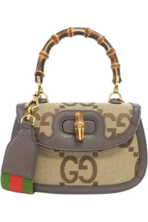 Gucci Pre-owned, Kobieta, brązowy, ONE SIZE, Pre-owned Canvas gucci-bags