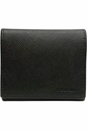 Prada Pre-owned, Kobieta, Czarny, ONE SIZE, Skóra, Pre-owned skórzane portfele