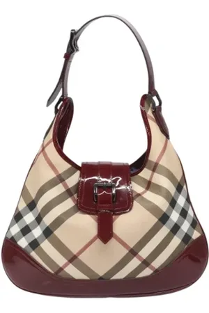Burberry Pre-owned, Kobieta, Beżowy, ONE SIZE, Pre-owned Canvas handbags