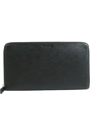 Prada Pre-owned, Kobieta, Czarny, ONE SIZE, Skóra, Pre-owned skórzane portfele