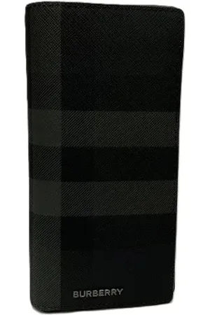 Burberry Pre-owned, Kobieta, Czarny, ONE SIZE, Skóra, Pre-owned skórzane portfele
