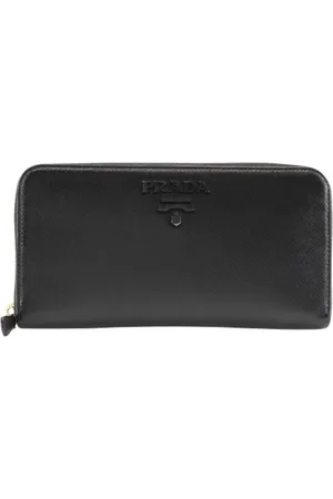 Prada Pre-owned, Kobieta, Czarny, ONE SIZE, Skóra, Pre-owned skórzane portfele