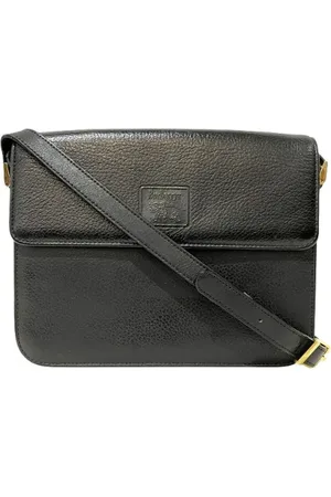 Burberry Pre-owned, Kobieta, Czarny, ONE SIZE, Skóra, Pre-owned skórzane torby na ramię