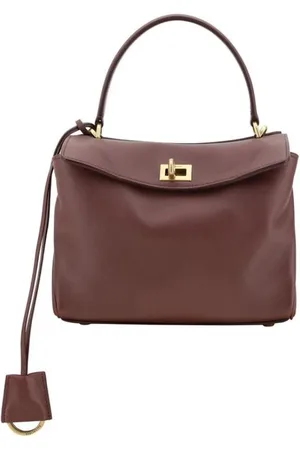 Balenciaga Torebki, Kobieta, Czerwony, ONE SIZE, Len, Elegancka torba z uchwytem