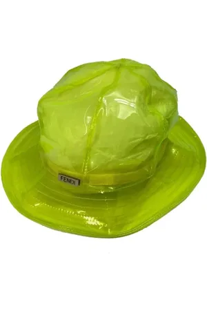 Fendi Pre-owned, Kobieta, Żółty, ONE SIZE, Pre-owned Fabric hats