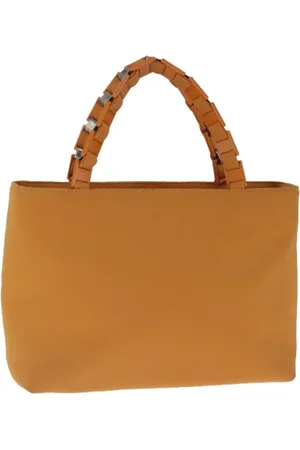 Salvatore Ferragamo Pre-owned, Kobieta, Pomarańczowy, ONE SIZE, Pre-owned Canvas handbags