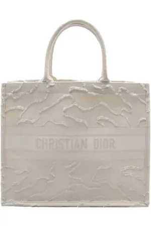 Dior Pre-owned, Kobieta, Biały, ONE SIZE, Pre-owned Canvas totes