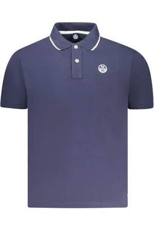 North Sails Koszulki, Mężczyzna, Niebieski, 2XL, Bawełna, Niebieska Bawełniana Męska Koszulka Polo