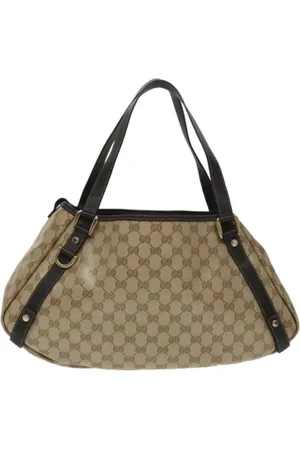 Gucci Pre-owned, Kobieta, Beżowy, ONE SIZE, Pre-owned Canvas gucci-bags