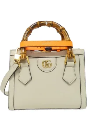 Gucci Pre-owned, Kobieta, Beżowy, ONE SIZE, Skóra, Pre-owned Leather gucci-bags