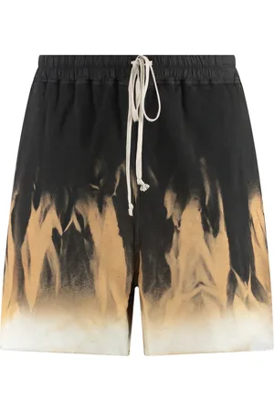 Rick Owens Szorty, Mężczyzna, Czarny, S, Szorty Bermuda z wiązanym pasem