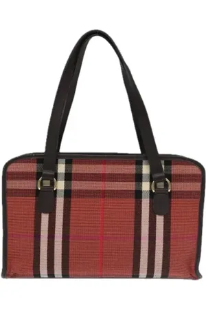 Burberry Pre-owned, Kobieta, Wielobarwność, ONE SIZE, Pre-owned Canvas shoulder-bags