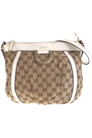 Gucci Pre-owned, Kobieta, Beżowy, ONE SIZE, Skóra, Pre-owned Canvas gucci-bags