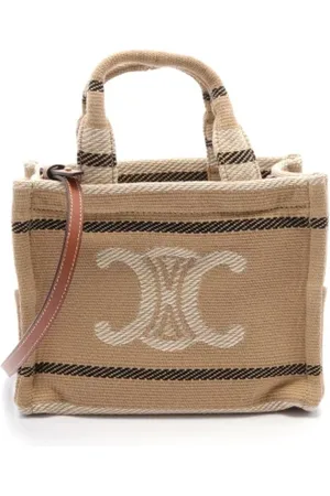 Céline Pre-owned, Kobieta, Beżowy, ONE SIZE, Pre-owned Canvas handbags