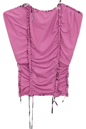 Isabel Marant Koszulki, Kobieta, Różowy, S, Różowy Bawełniany Top z SKU