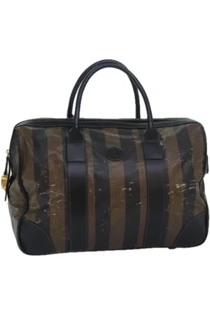 Fendi Pre-owned, Kobieta, brązowy, ONE SIZE, Pre-owned Canvas handbags